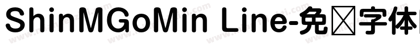 ShinMGoMin Line字体转换